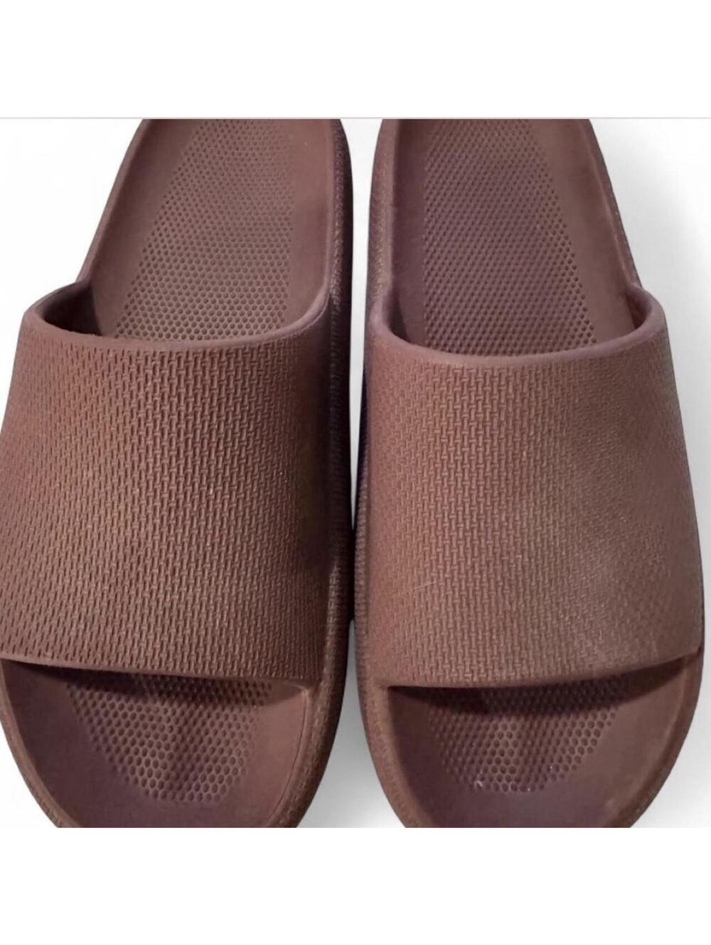 VS PINK Dusty Pink/burgundy Cloud Slides size large